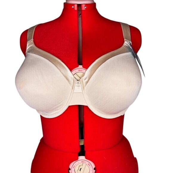Vanity Fair 44D Illumination Zone Support Underwire Bra 76338 Sweet Cream NWT - Picture 1 of 5